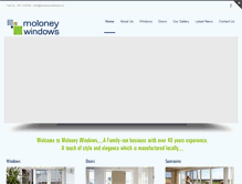 Tablet Screenshot of moloneywindows.ie